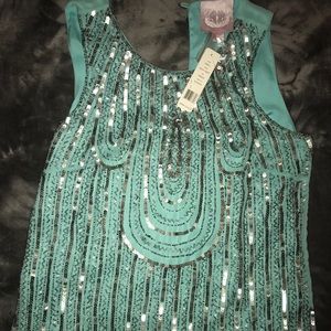 Romeo and Juliet beaded tank